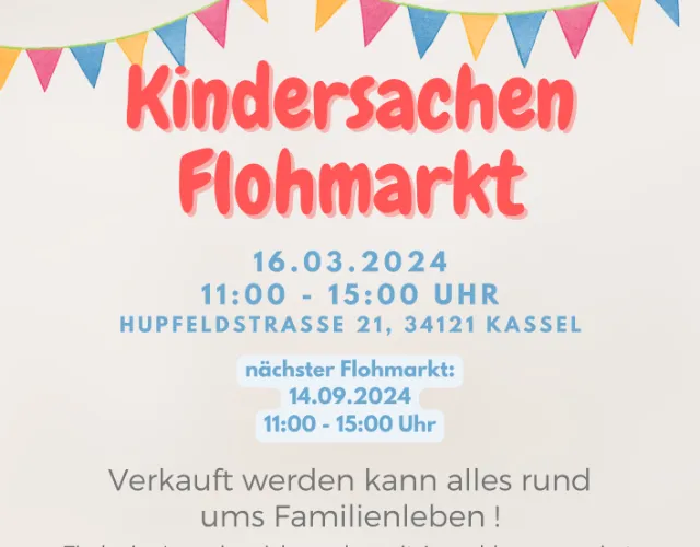 Kindersachenflohmarkt am 16.03.2024 / Events - Evangelische Familienbildungsstätte Kassel